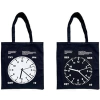 also page spread x neue Serie57® Rund Tote Bag Clock Black
