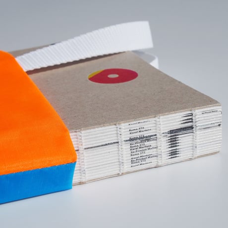 KM bag I/S Fluo Orange /Sky Blue