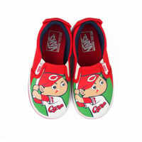 広島東洋カープ x VANS キッズスリッポン