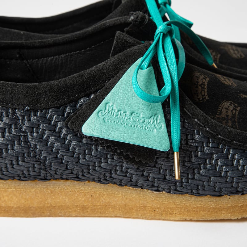 MIGHTY CROWN × CLARKS Wallabee / BLK Raffia Txt MIGHTY CROWN × CLARKS Wallabee / BLK Raffia Txt