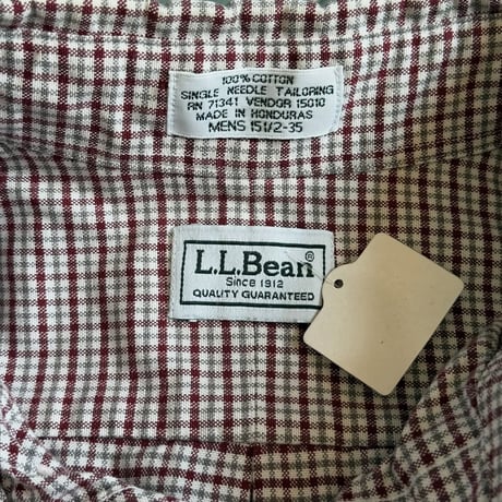 L.L.Bean チェックシャツ