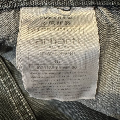 Carharttダック地ショーツ W36