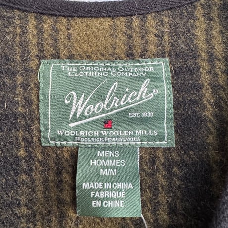 WOOLRICHウールベスト M