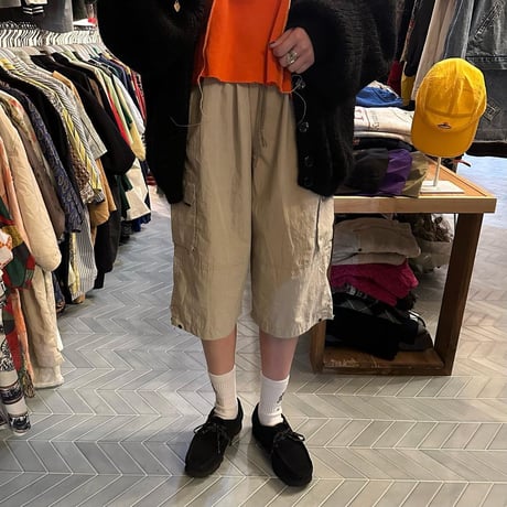 クロップド丈ハーフパンツ