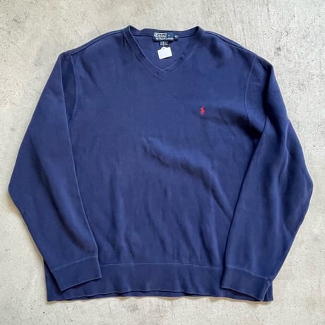 POLO Vネックスウェット