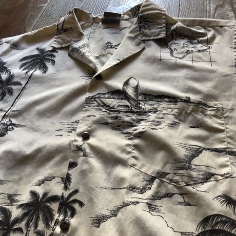 Hawaii総柄シャツ