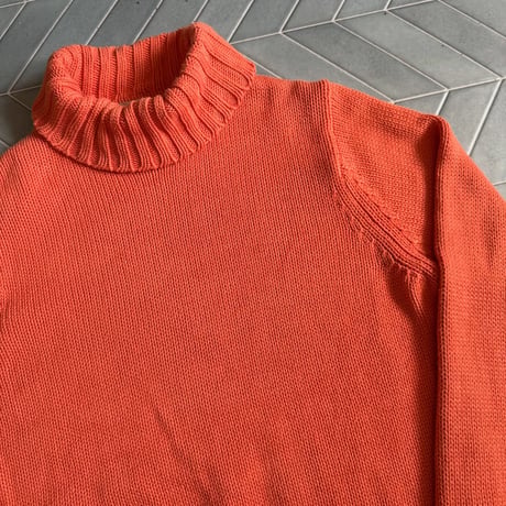 L.L.Bean タートルネック コットンニット