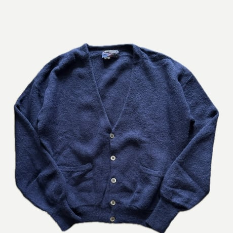 〜90's Hathaway アルパカニットカーディガン  ネイビー L