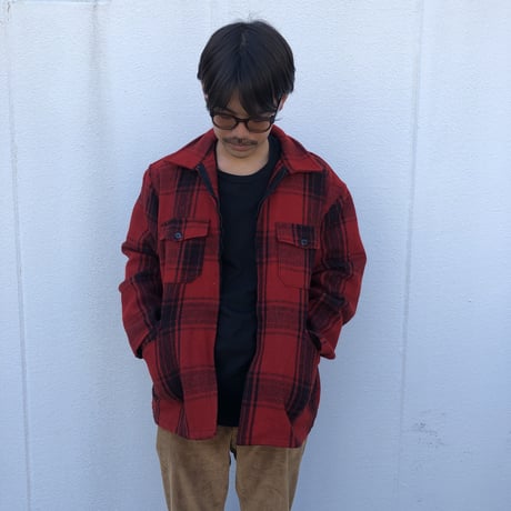 60's〜melton ウールハンティングジャケット