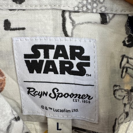 Reyn spooner × STAR WARS総柄シャツL