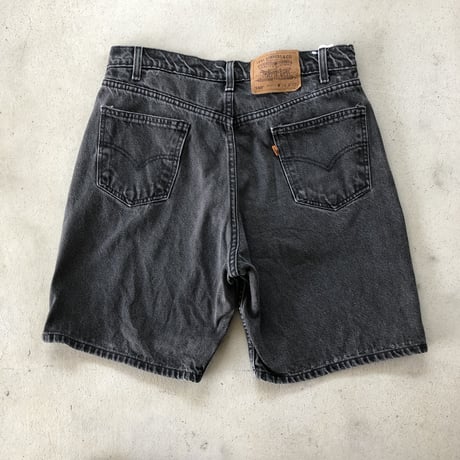 Levi's 550 RELAXED FIT ブラックデニムショーツW34