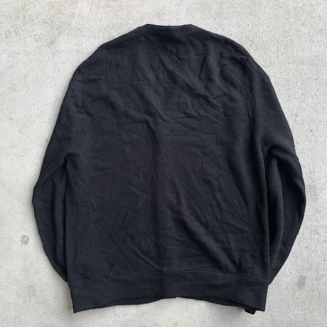 LACOSTEアクリルニットセーター 黒 L