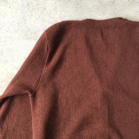 Searsアクリルカーディガン 茶