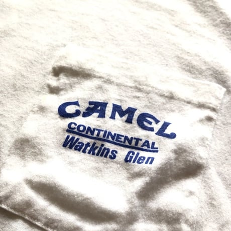 80's CAMEL  ポケ付きTシャツ XL