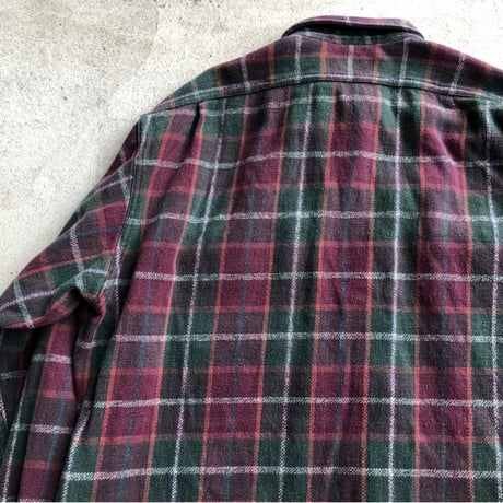 Polo ヘビーネルシャツ L