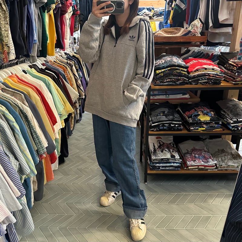 adidas ハーフジップパーカー | CUSTOM FEVER adidas ハーフジップパーカー | CUSTOM FEVER