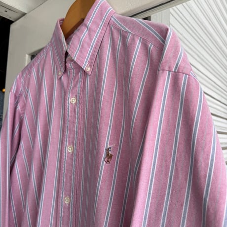 RALPH LAUREN ストライプシャツS