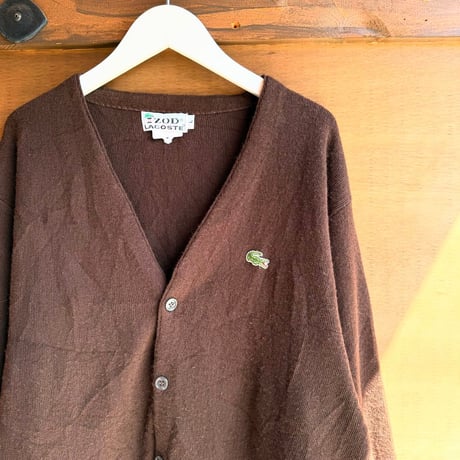 70s IZOD LACOSTE カーディガン