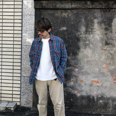 80's WOOLRICH ネルシャツ