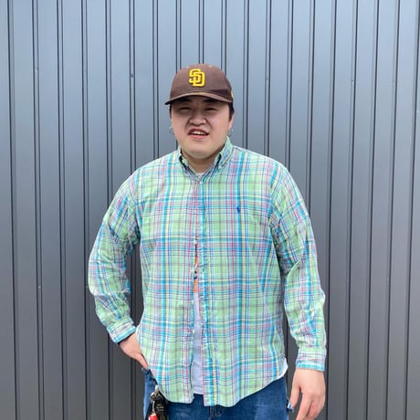 90s Ralph Lauren BLAKE チェックシャツ