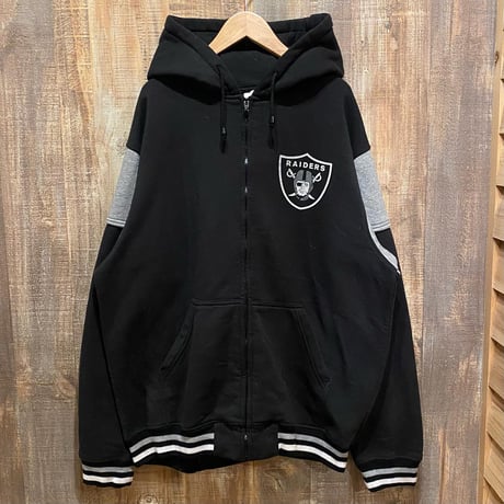 NFL ラスベガス•レイダースジップアップパーカー