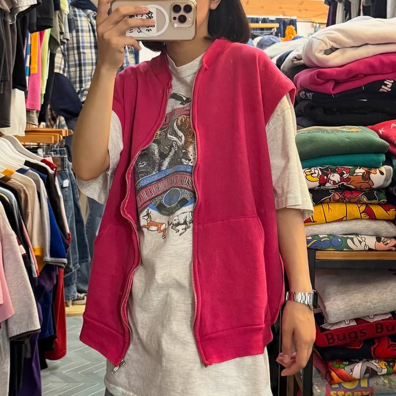 70~80s USA製 ジップアップベスト | CUSTOM FEVER