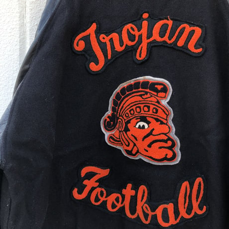 90'sUSA製 TM ATHLETICS ウールスタジャン