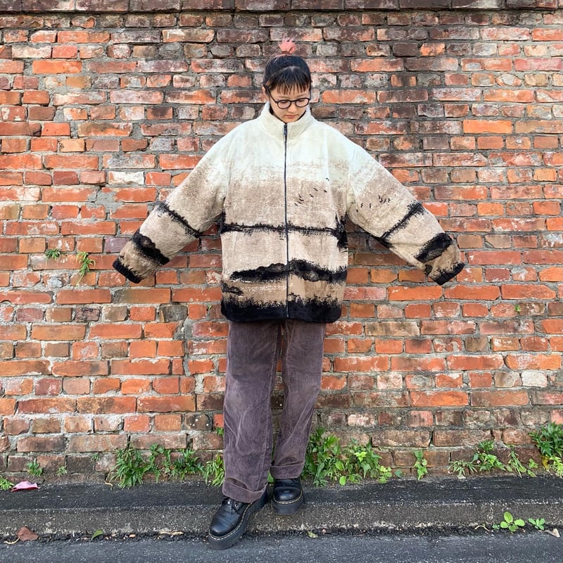 総柄ボアジャケット | CUSTOM FEVER