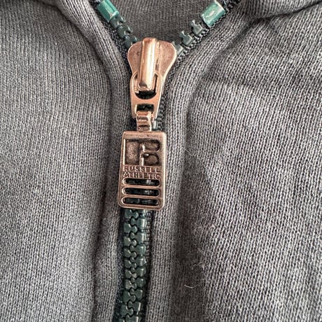 〜90's USA製 RUSSELL 襟付きハーフジップスウェット XL