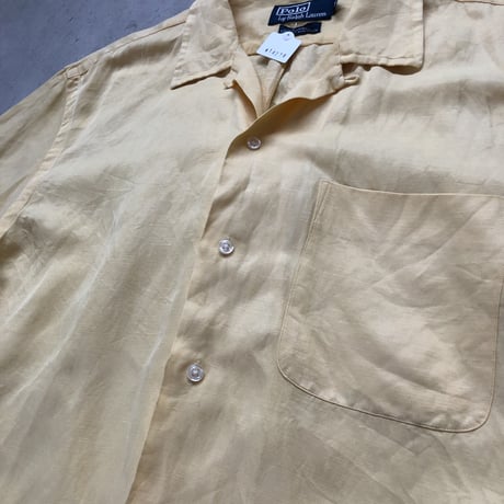 Ralph Lauren 半袖無地シャツ 〝CALDWELL〟M