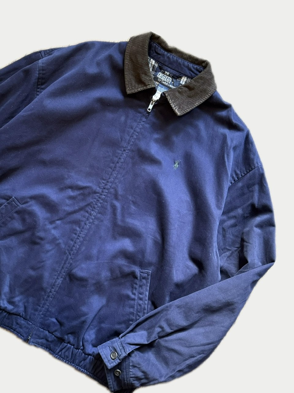 （新品）生産終了　ポロ　スウィングトップ・コットンジャケット Polo by Ralph Lauren コットンスウィングトップ L | CUSTOM F