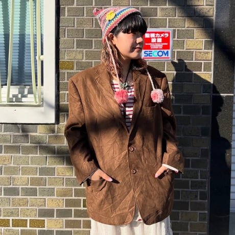 RALPH LAUREN スエードテーラードジャケット