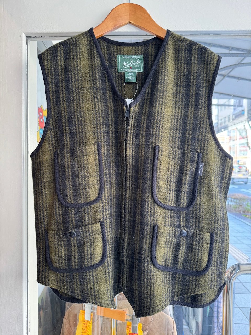 WOOLRICHウールベスト M | CUSTOM FEVER