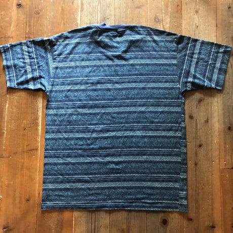 Ocean Pacificジャガードボーダー BIG Tシャツ 2XL