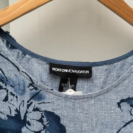 norton mcnaughton  花柄ノースリーブワンピース