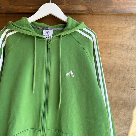 adidas ラインジップパーカー