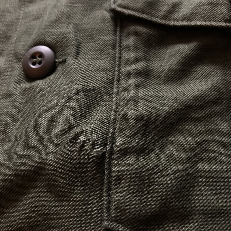 60's〜70'sコットン ユーティリティシャツ 15 1/2 x33 ② | CUSTOM