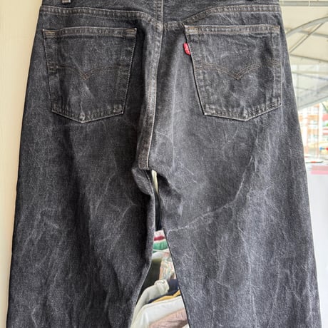 80's USA製 Levi's501 W30×L32 先染めブラック