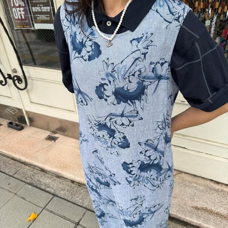 norton mcnaughton  花柄ノースリーブワンピース