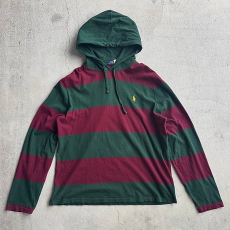 POLO ボーダーフーディー