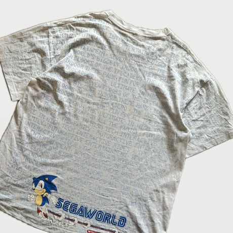 90’s SEGAWORLD オールオーバープリントTシャツ