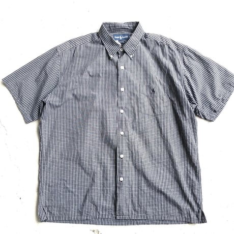 Ralph Lauren  半袖チェックシャツ〝GREGGOR〟L