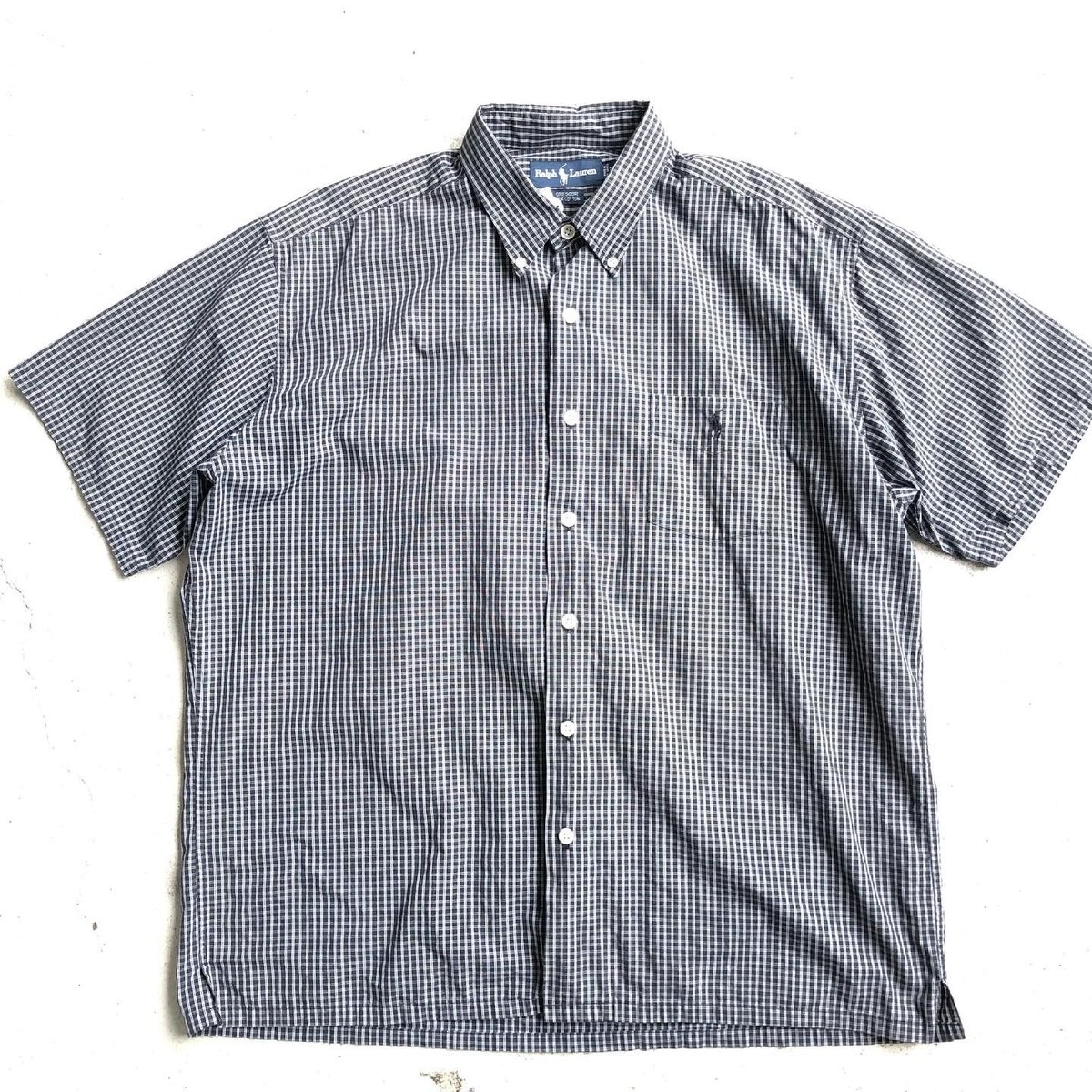 Ralph Lauren 半袖チェックシャツ〝GREGGOR〟L | CUSTOM FEVER