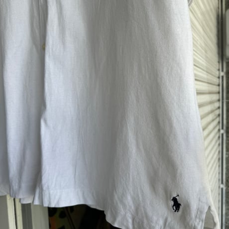 Ralph Lauren 半袖コットン開襟シャツ XL