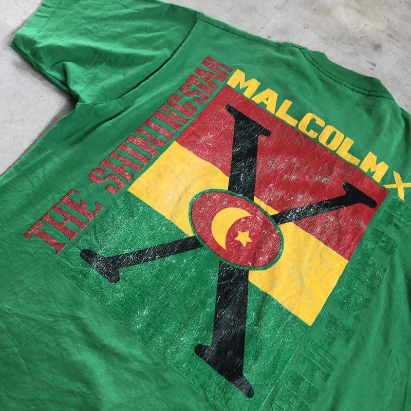 90's Malcom X プリントTシャツ | CUSTOM FEVER 90's Malcom X プリントTシャツ | CUSTOM FEVER