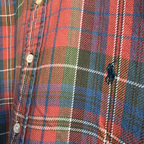 Ralph Lauren長袖チェックシャツ BLARE