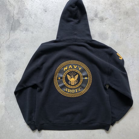 NAVY JROTC フーディ黒