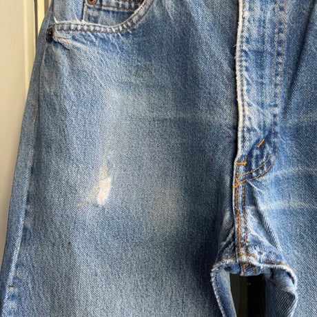 80'sUSA製 Levi's505  W32×L30 クラッシュデニム