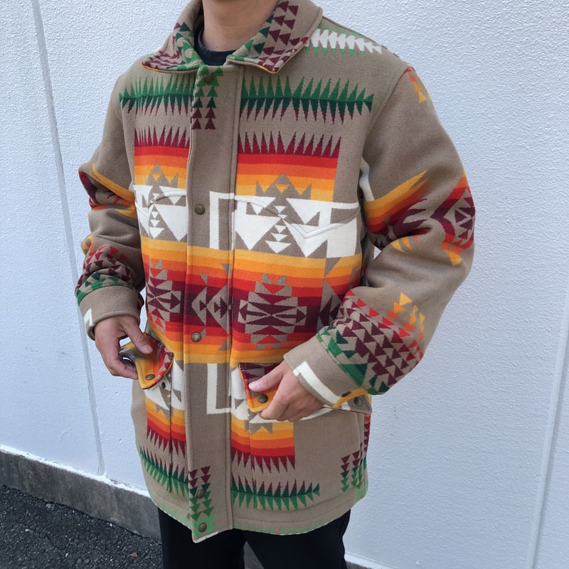 ネイティブ柄　ペンドルトンPENDLETON　WOOL JK　S(XL)