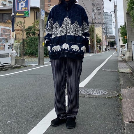 しろくまフリースジャケット